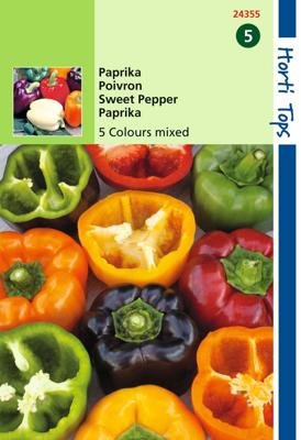 Zaden Paprika 5 Kleuren Hortitops - Hortitops Zaden Paprika 5 Kleuren Hortitops - Hortitops