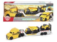 Dickie volvo micro transporter met werkvoertuigen - thumbnail