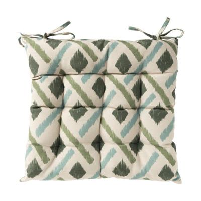 Zitkussen ruit - groen/blauw - 40x40 cm Zitkussen ruit - groen/blauw - 40x40 cm