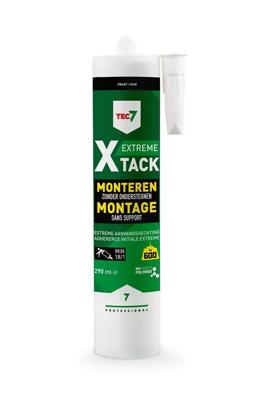 Tec7 x-tack patroon snelle montagekit 290ml zwart - 534515000