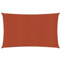 VidaXL Zonnezeil 160 g/m² 3x6 m hdpe terracottakleurig - thumbnail