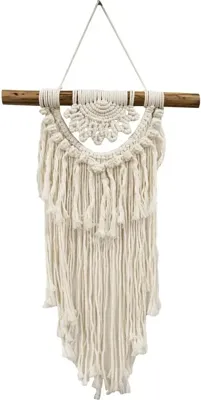 Wandhanger Xama - Macramé - Beige - 30 x 60 cm
