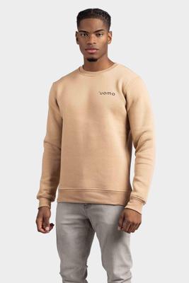 24 Uomo Basic Sweater Bruin Heren - Maat XXL - Kleur: Bruin | Soccerfanshop