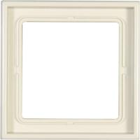 Jung LS981W Frame 1-voudig LS 990 Crème-wit 1 stuk(s) - thumbnail