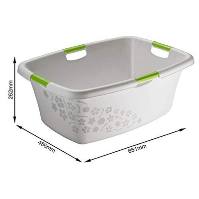 Rotho flowers wasmand 50l cool grey