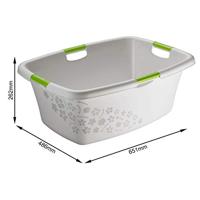 Rotho flowers wasmand 50l cool grey - thumbnail