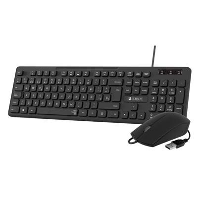 Toetsenbord en muis Subblim SUBKBC-CSSK01 Zwart QWERTY Toetsenbord en muis Subblim SUBKBC-CSSK01 Zwart QWERTY
