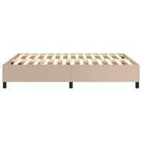 Boxspringframe kunstleer cappuccino 140x200 cm - thumbnail