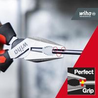 Wiha Combinatietang Industrial met DynamicJoint® en OptiGrip met extra lang snijvlak | 180 mm | 7" - 34307 - 34307 - thumbnail