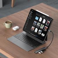 Satechi USB-C 6-in-1 Slim multiport adapter (4K) - Space Grey - thumbnail