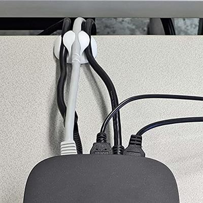 Kabelmanagement | Kabelclip | Vergrendeld | 4 Stuks | Maximale kabeldikte: 5 mm | TPE | Wit Kabelmanagement | Kabelclip | Vergrendeld | 4 Stuks | Maximale kabeldikte: 5 mm | TPE | Wit