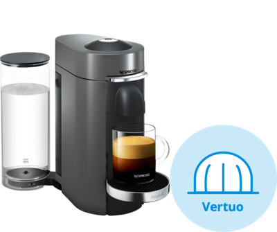 Magimix Nespresso VertuoPlus Deluxe koffieapparaat (grijs) Magimix Nespresso VertuoPlus Deluxe koffieapparaat (grijs)