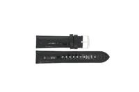 Horlogeband Armani AR0643 Leder Zwart 22mm - thumbnail