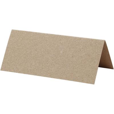 Creativ Company Naamkaarten, afm 9x4 cm, 220 gr, naturel, 20 stuk/ 1 doos