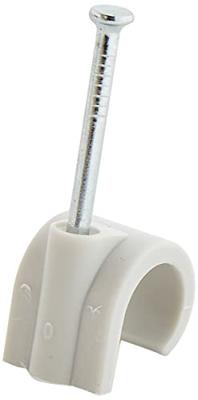 Kopp 355402010 Spijkerclip 355402010 Bundel-Ø (bereik) 10 tot 14 mm Grijs 200 stuk(s)