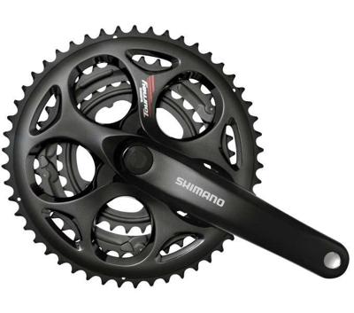 Shimano Crankstel 7/8 speed tourney fc-a073 - 170/50-39-30t met vierkante as - zwart Shimano Crankstel 7/8 speed tourney fc-a073 - 170/50-39-30t met vierkante as - zwart