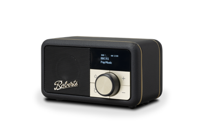 Roberts Revival Petite 2 mini DAB+ en FM radio met Bluetooth ontvangst, Zwart