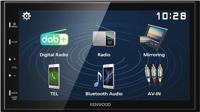 Kenwood DMX129DAB Autoradio met scherm dubbel DIN Bluetooth handsfree, DAB+ tuner, Aansluiting voor achteruitrijcamera, Aansluiting voor stuurbediening - thumbnail
