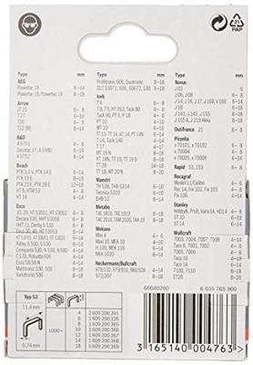 Bosch Accessoires Niet met fijne draad type 53 11,4 x 0,74 x 10 mm 1000st - 1609200366 - thumbnail