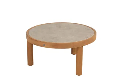 4 Seasons Outdoor | Finn Koffietafel Ø63 cm | Sabbia Panna