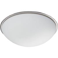 LED Plafondlamp - Plafondverlichting - Trion Balbo - E27 Fitting - 1-lichts - Rond - Mat Nikkel - Aluminium - thumbnail