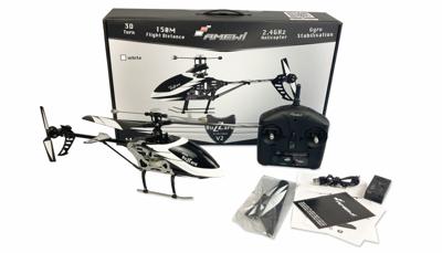 Amewi Buzzard V2 weiß RC helikopter voor beginners RTF