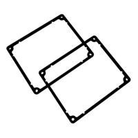 Hammond Electronics 1550ESGASKET Afdichting Silicone 2 stuk(s) - thumbnail