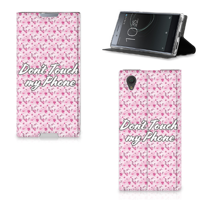Sony Xperia L1 Design Case Flowers Pink DTMP - thumbnail