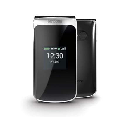 Emporia EmporiaTouchsmart 2, zwart, grote toets-opklapbare mobiele telefoon
