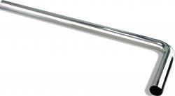 Riko Vloerbuis 75 x 22 x 3,2 cm geborsteld staal Riko Vloerbuis 75 x 22 x 3,2 cm geborsteld staal