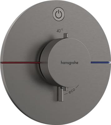 Hansgrohe ShowerSelect Comfort S thermostaat inbouw voor 1 functie, Brushed Black Chrome Hansgrohe ShowerSelect Comfort S thermostaat inbouw voor 1 functie, Brushed Black Chrome