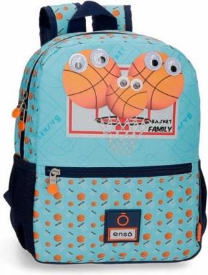 Enso rugzak Basketbal junior 7 liter 32 x 25 cm polyester blauw Enso rugzak Basketbal junior 7 liter 32 x 25 cm polyester blauw