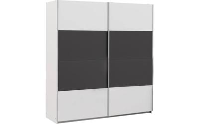 Goossens Basic Kledingkast Memphis Completo, Slaapkamerkast 181 cm breed, 197 cm hoog, 2x 4 paneel schuifdeuren Goossens Basic Kledingkast Memphis Completo, Slaapkamerkast 181 cm breed, 197 cm hoog, 2x 4 paneel schuifdeuren