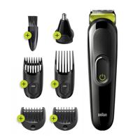 Braun All-in-one MGK3221 6-in-1 Baardtrimmer Voor Mannen, Gezichts-, Haar-, Oor-, Neustrimmer, Voltgroen - thumbnail