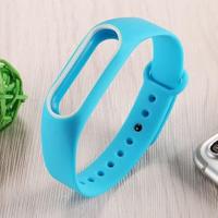 Xiaomi Mi band 2 DUO COLOR bandje voor CA0600B - Blauw - thumbnail