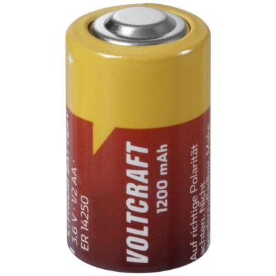VOLTCRAFT ER14250 Speciale batterij 1/2 AA Button-top Li-SoCl2 3.6 V 1200 mAh 1 stuk(s)