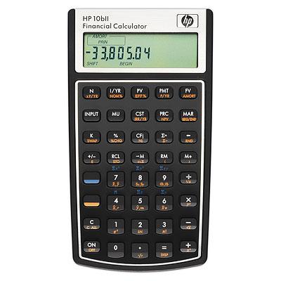 HP 10bII calculator Pocket Financiële rekenmachine Zwart, Wit