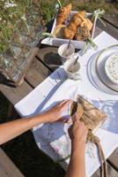 Clayre & Eef Pannenlap bloemen 20x20cm - thumbnail