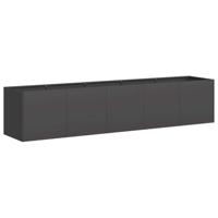 Plantenbak 200x40x40 cm koudgewalst staal zwart - thumbnail