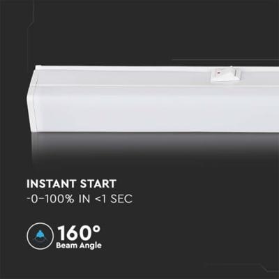 T5 LED batten 30cm met schakelaar - 4W 400 lumen (100lm/W) - 6500K daglicht wit - Koppelbaar - Vervangt 20W T5 LED batten 30cm met schakelaar - 4W 400 lumen (100lm/W) - 6500K daglicht wit - Koppelbaar - Vervangt 20W
