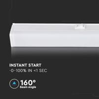 T5 LED batten 30cm met schakelaar - 4W 400 lumen (100lm/W) - 6500K daglicht wit - Koppelbaar - Vervangt 20W - thumbnail