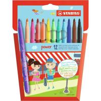 Viltstift stabilo power 280/12 12st assorti | 6 stuks - thumbnail