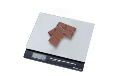 Maul MAULsquare 5000 g Brievenweegschaal Weegbereik (max.) 5 kg Resolutie 1 g Zilver