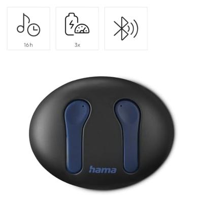 Hama Bluetooth®-koptelefoon Spirit Unchained True Wirel. Earbuds ENC FC BL