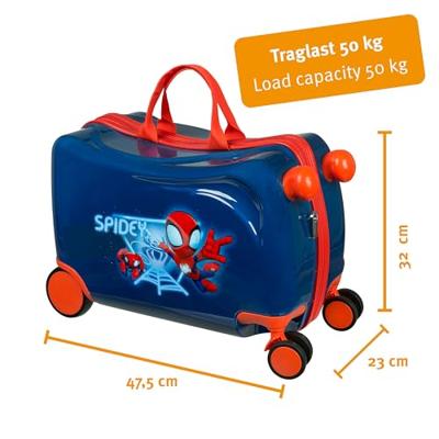 Undercover Trolleykoffer ride-on spiderman