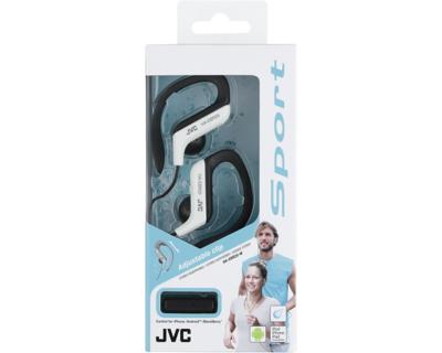JVC HA-EBR25-W-E Ear clip hoofdtelefoon voor sport met een afstandsbediening en een microfoon JVC HA-EBR25-W-E Ear clip hoofdtelefoon voor sport met een afstandsbediening en een microfoon
