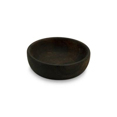 Vt wonen Bowl mango wood mini black 8x2.5 cm