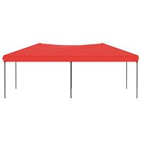 VidaXL Partytent inklapbaar 3x6 m rood - thumbnail