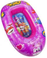 Gerimport opblaasboot Super Wings meisjes 90 cm PVC roze - thumbnail