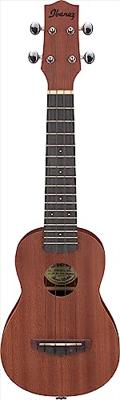 Ibanez UKS100 Open Pore Natural sopraan ukelele - thumbnail